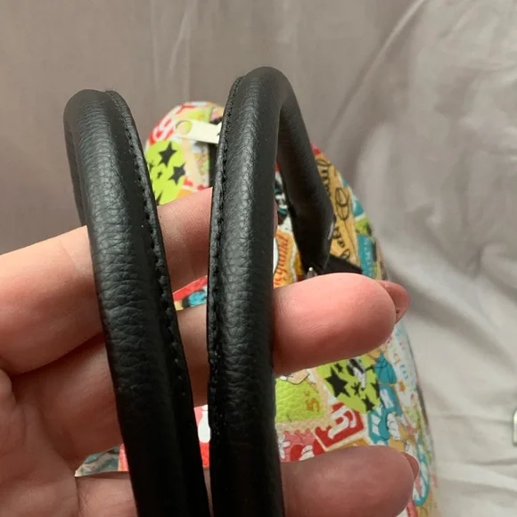 Disney Multicolor Mini Tote Bag with Black Handles - Picture 9 of 9